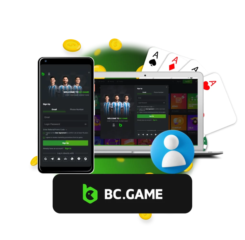 BC game sign up banner for all geo