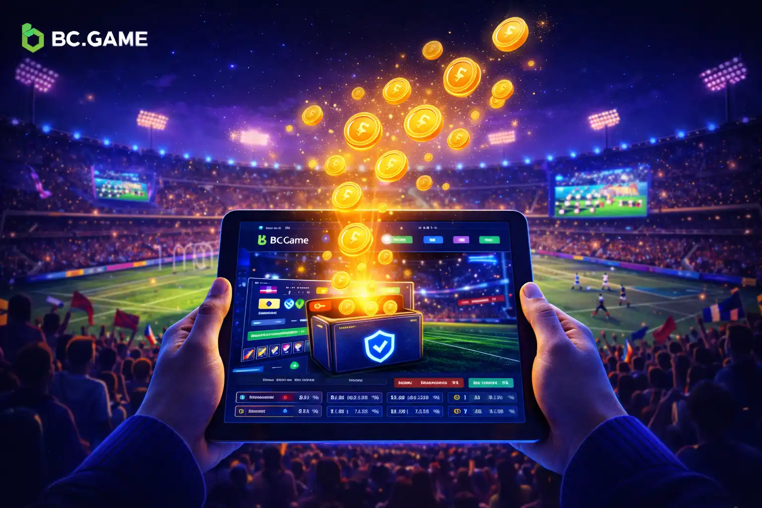 सभी इवेंट्स के लिए लाइव स्ट्रीम और प्रेडिक्शन टूल्स उपलब्ध हैं, जो BC Game को भारत में एक प्रमुख सट्टेबाजी प्लेटफॉर्म बनाते हैं।