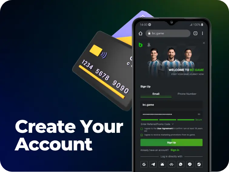 How to Register on BC Game Nigeria