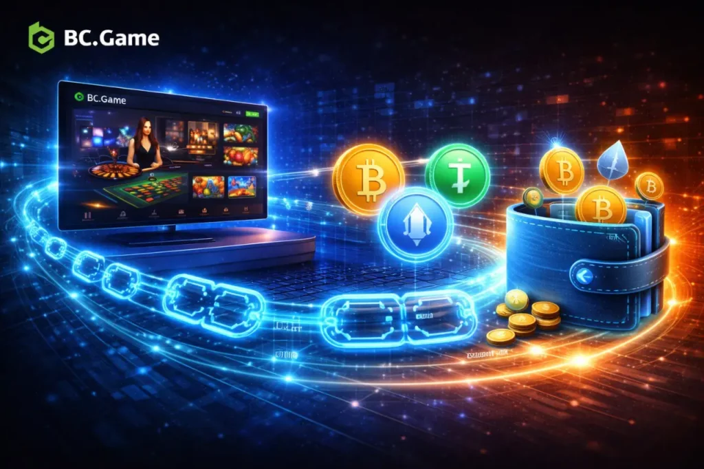 วิธีการถอนเงินจาก BC.Game